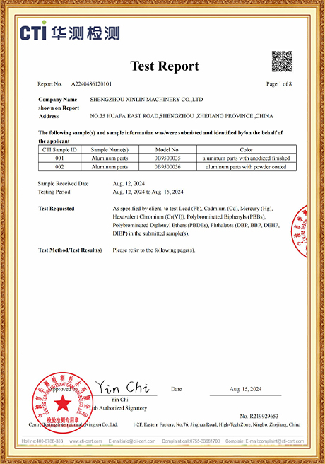 Certificate Of Honor